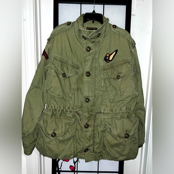 Polo Ralph Lauren Men’s Military EAGLE-CREST 388th STRIKE Combat Jacket